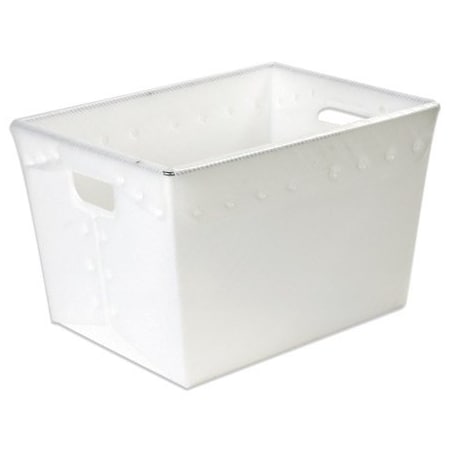 Bsc Preferred 18 x 13 x 12'' White Space Age Totes, 6PK BUY00032220